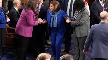 Nancy Pelosi era presidenta de la Cámara de Representantes durante el asalto al Capitolio el 6 de enero de 2021.