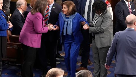 Nancy Pelosi era presidenta de la Cámara de Representantes durante el asalto al Capitolio el 6 de enero de 2021.