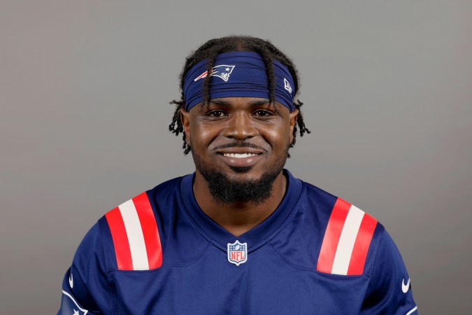 Jabrill Peppers, del equipo de fútbol americano New England Patriots de la NFL.