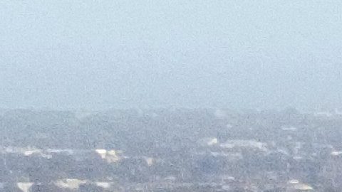 Una vista aérea del Caesars Superdome.