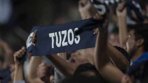 Fans Tuzos de Pachuca.