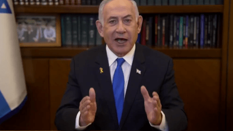 Netanyahu espera trabajar con Donald Trump para "destruir" a Hamás