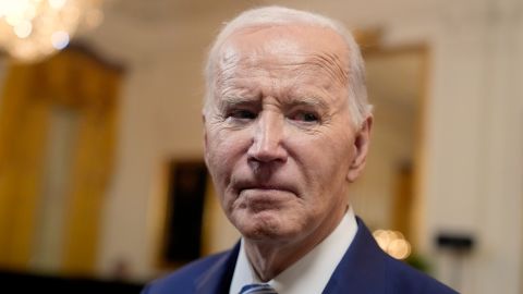 El presidente Joe Biden en un evento en la Casa Blanca.