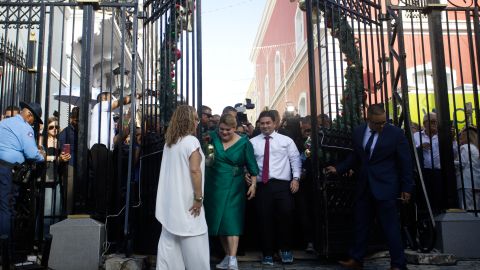 Nueva gobernadora de Puerto Rico en La Fortaleza