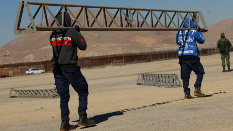 En Ciudad Juárez, Chihuahua se está construyendo un gran albergue para recibir a los deportados mexicanos.