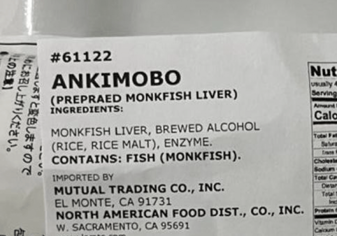 Los consumidores pueden verificar la información de la etiqueta para confirmar que se trata del producto que esta siendo retirado del mercado.