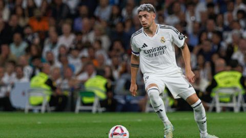 Federico Valverde viene de anotar un golazo de larga distancia contra el Sevilla.