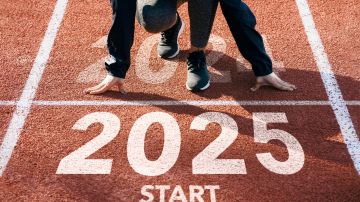 New,Year,Resolution,2025,Concept.,Word,Start,2025,Written,On