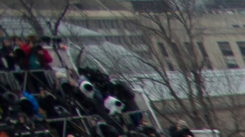El presidente Donald Trump llega a la 58.ª ceremonia de investidura presidencial en el Capitolio de Estados Unidos, en Washington, el viernes 20 de enero de 2017.