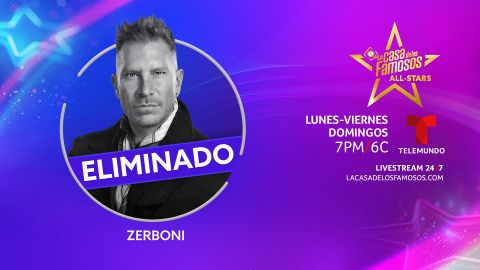 Salvador Zerboni es el primer eliminado de la edición All-Stars.