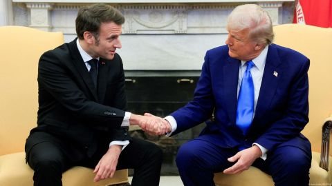 Trump dijo que tiene una relación muy especial con Macron.