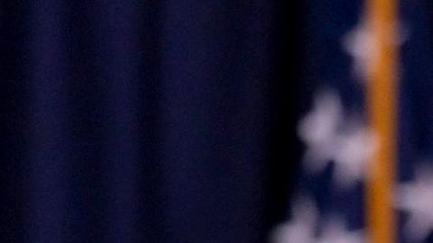 La gobernadora de Nueva York, Kathy Hochul, habla durante una conferencia de prensa en la oficina del gobernador en Nueva York, Nueva York, EE.UU., el 20 de febrero de 2025.