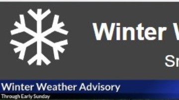 Pronóstico del clima invernal este fin de semana.