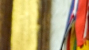 Tulsi Gabbard estuvo acompañada de su esposo Abraham Williams en la ceremonia de juramento.