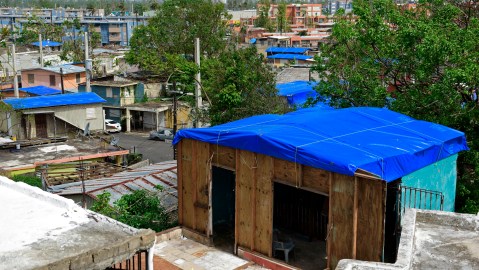 Viviendas afectadas por el huracán María en Puerto Rico