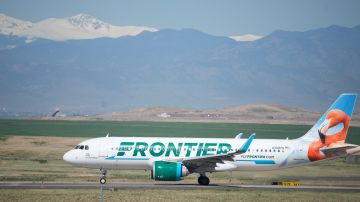 Avión de Frontier Airlines