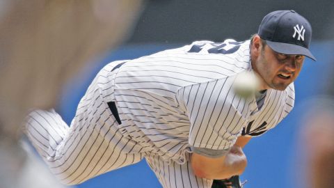 Roger Clemens durante un partido ante Chicago White Sox en 2007.