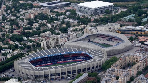 Parque de los Príncipes y el estadio Jean-Bouin.