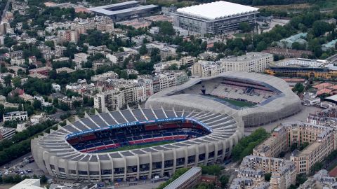 Parque de los Príncipes y el estadio Jean-Bouin.