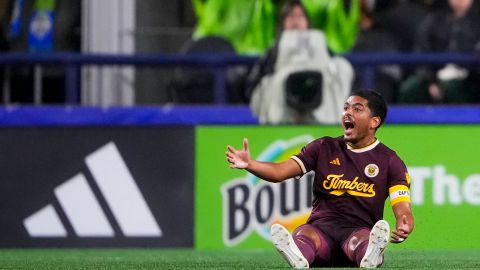 Evander durante un duelo ante Seattle Sounders en la MLS.