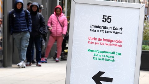 Corte de migración en Chicago
