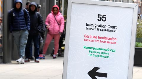 Corte de migración en Chicago