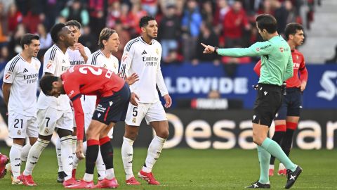 Real Madrid igualó con Osasuna tras polémica expulsión de Jude Bellingham por insultar al árbitro