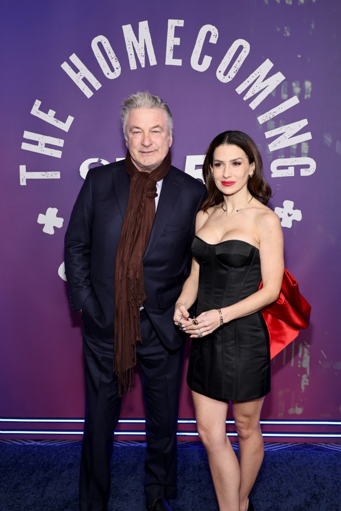 Alec e Hilari Baldwin en evento de SNL este 14 de febrero.