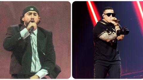 Los reguetoneros boricuas Daddy Yankee y Bad Bunny