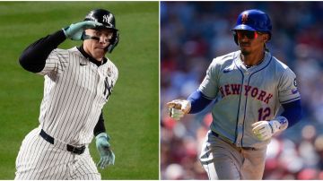 Aaron Judge y Francisco Lindor.
