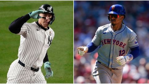 Aaron Judge y Francisco Lindor.
