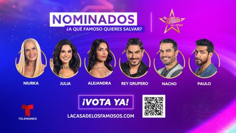 Ellos conforman la cuarta tabla de nominados de La Casa de los Famosos All-Stars