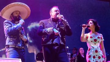 Leonardo Aguilar, Pepe Aguilar y Ángela Aguilar