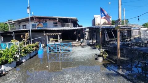 Luichy’s Seaside Hotel afectado por fuego en Cabo Rojo