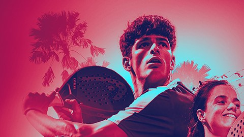 Cartel del Miami Premier Padel.