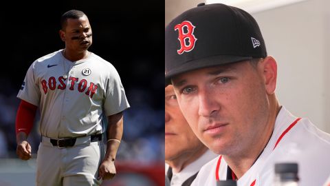 Rafael Devers y Alex Bregman.