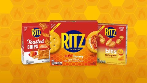 Las nuevas galletas Ritz combinan el dulce y el picante.