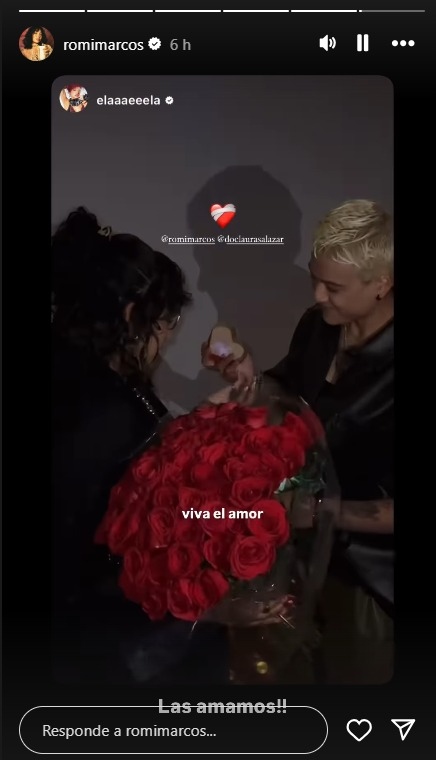 Romina Marcos vivió un tierno momento junto a su novia Laura Salazar. | Instagram: @romimarcos.