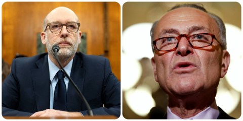 Charles Schumer y Russell Vought