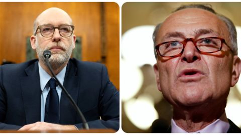 Charles Schumer y Russell Vought