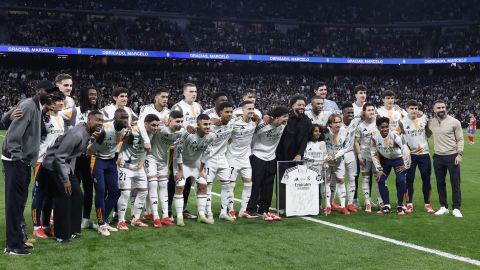 Real Madrid brindó emotivo homenaje al brasileño Marcelo