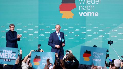 El presidente de la Unión Cristianodemócrata (CDU) de Alemania, Friedrich Merz, ganador de las elecciones.