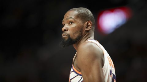 Kevin Durant durante un encuentro ante los Portland Trail Blazers.