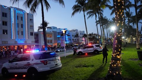 Policía de Miami Beach, Florida. Foto referencial.