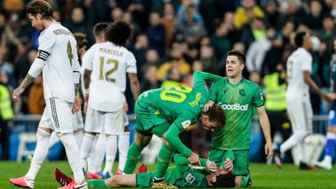 La última vez que se enfrentaron en Copa del Rey, en febrero de 2020, la Real Sociedad venció 4-3 al Real Madrid en el Santiago Bernabéu.