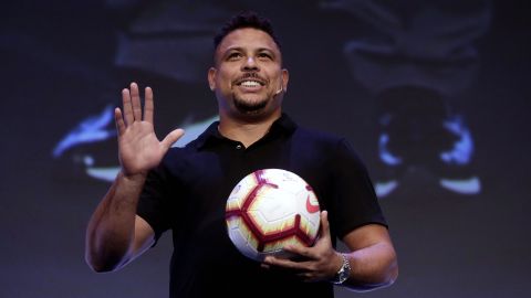 Ronaldo Luis Nazario, leyenda de la selección brasileña.