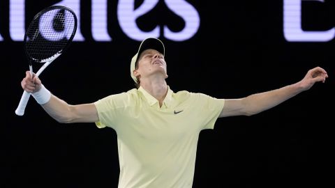 Jannik Sinner durante la final del Australian Open.