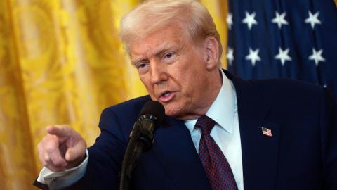 El presidente Donald Trump anunció los aranceles recíprocos este jueves.