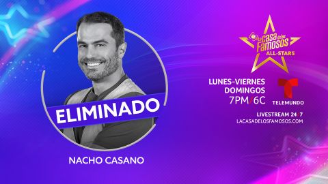 Nacho Casano se convirtió en el cuarto eliminado de La Casa de los Famosos All-Stars.