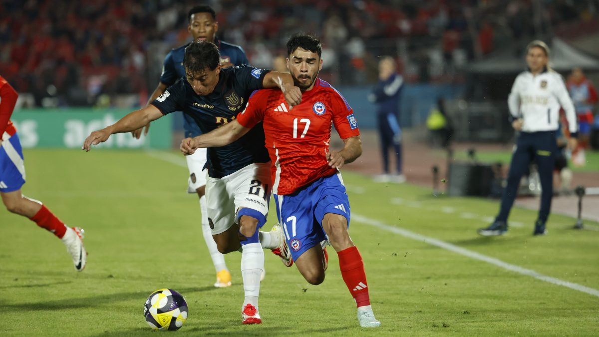Ecuador escala al segundo puesto tras igualar con Chile que quedó último de la tabla